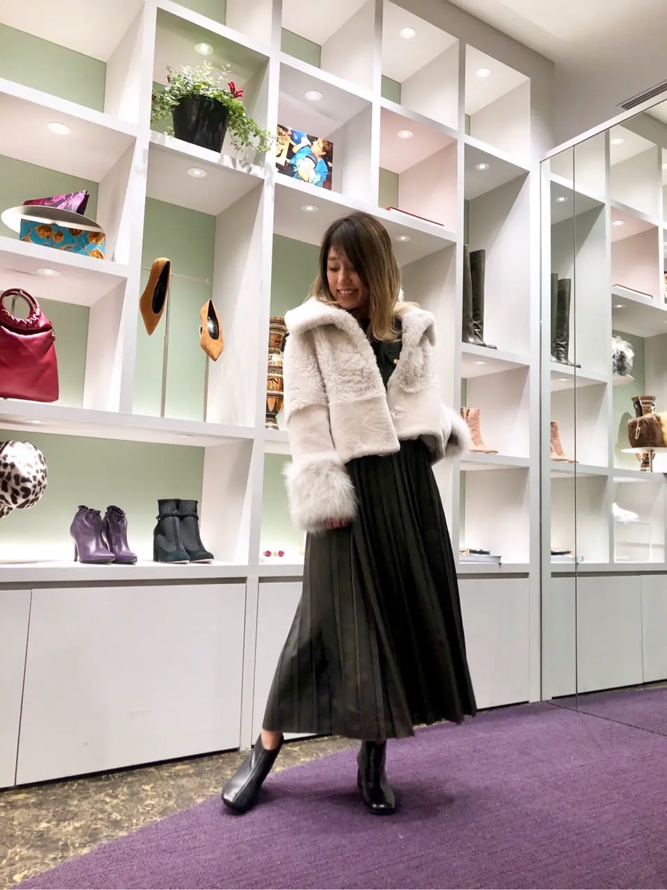 ORIGINATED IN GRACE CONTINENTAL yukimi yonee コーディネート画像