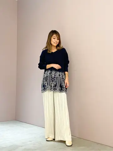 ORIGINATED IN GRACE CONTINENTAL yukimi yonee コーディネート画像