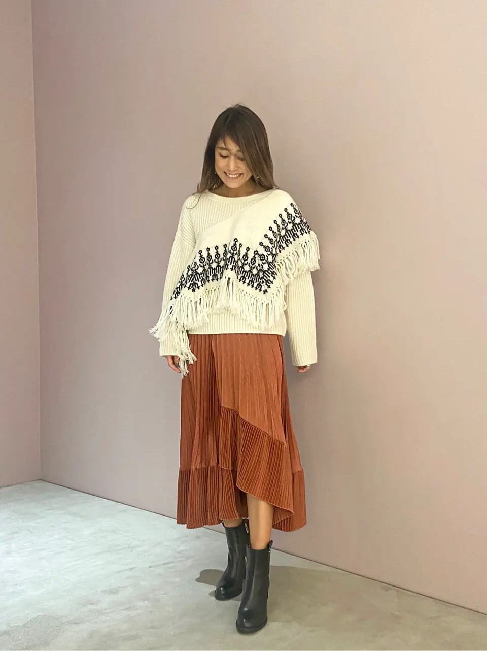 ORIGINATED IN GRACE CONTINENTAL yukimi yonee コーディネート画像