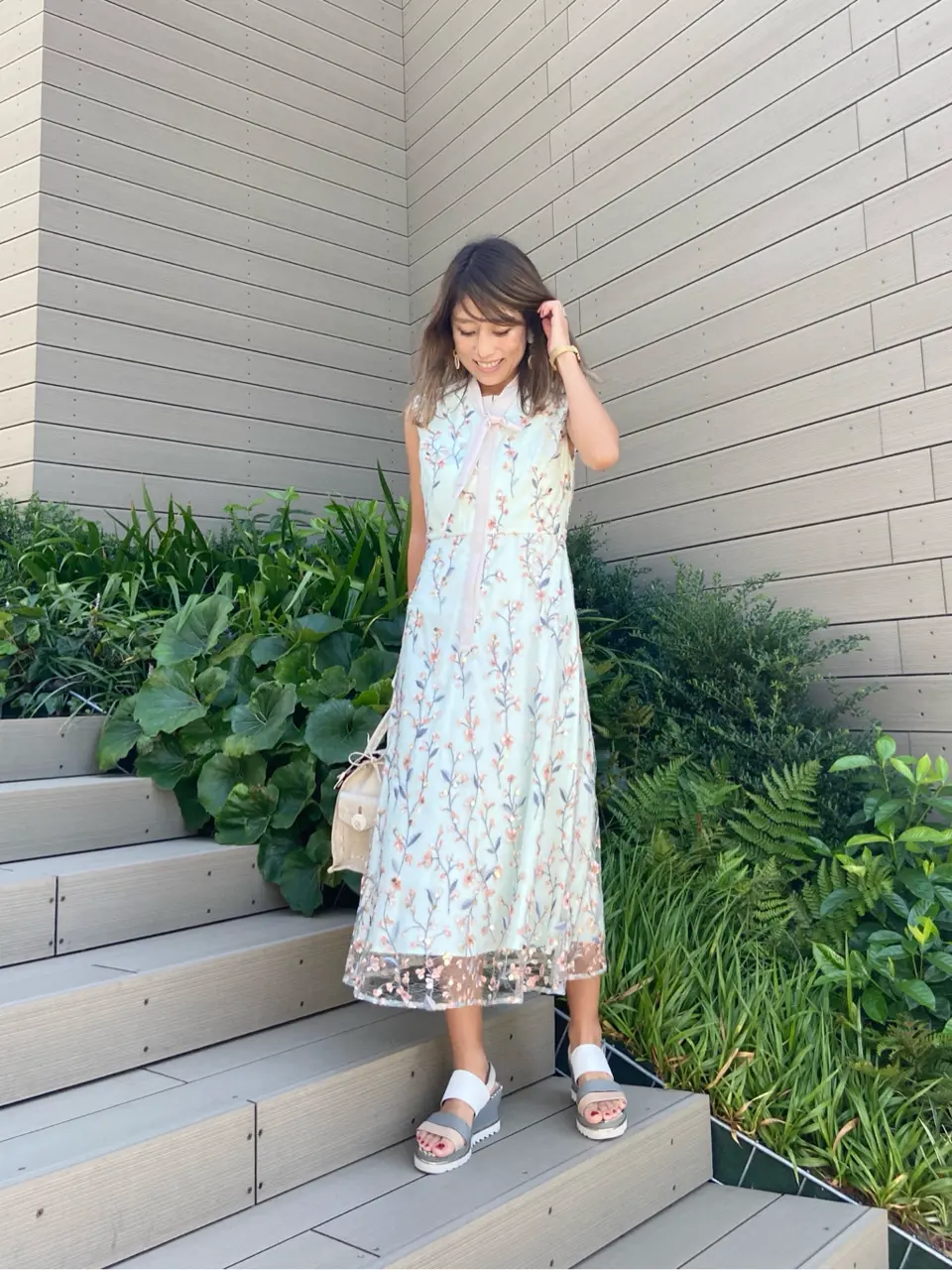 ORIGINATED IN GRACE CONTINENTAL yukimi yonee コーディネート画像