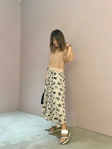 ORIGINATED IN GRACE CONTINENTAL yukimi yonee コーディネート画像