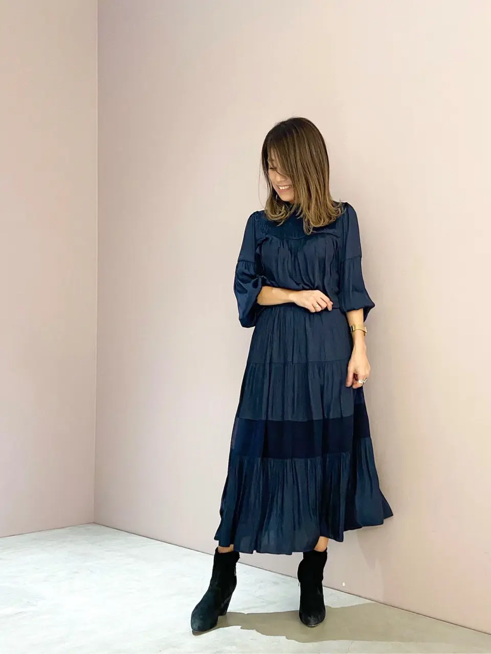 ORIGINATED IN GRACE CONTINENTAL yukimi yonee コーディネート画像