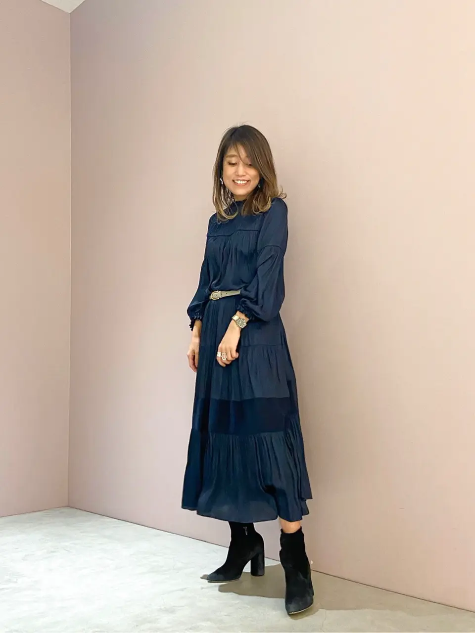 ORIGINATED IN GRACE CONTINENTAL yukimi yonee コーディネート画像