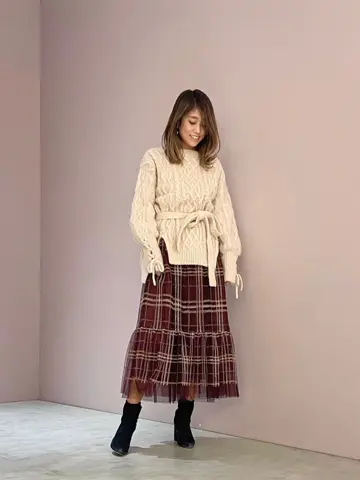 ORIGINATED IN GRACE CONTINENTAL yukimi yonee コーディネート画像