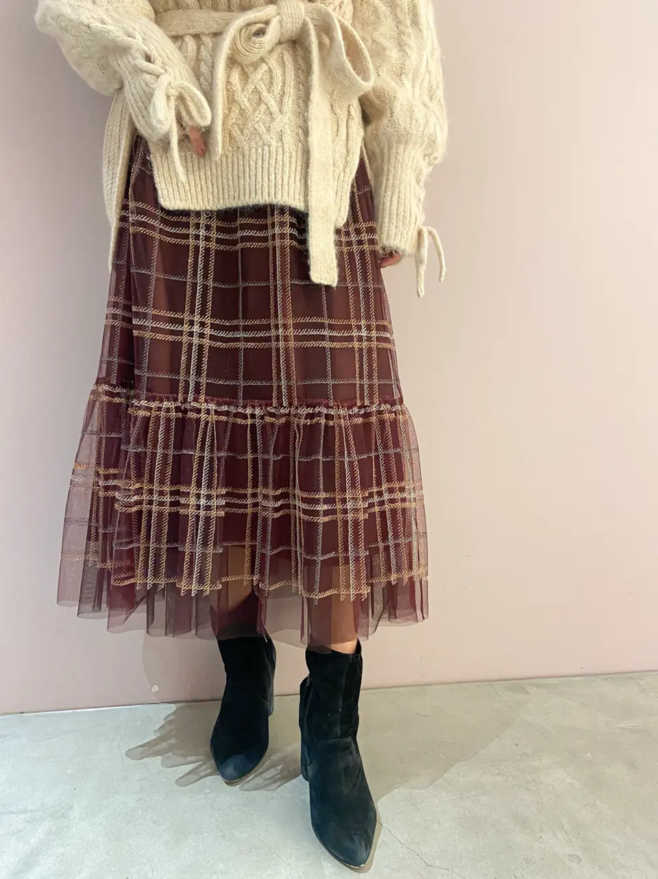 ORIGINATED IN GRACE CONTINENTAL yukimi yonee コーディネート画像