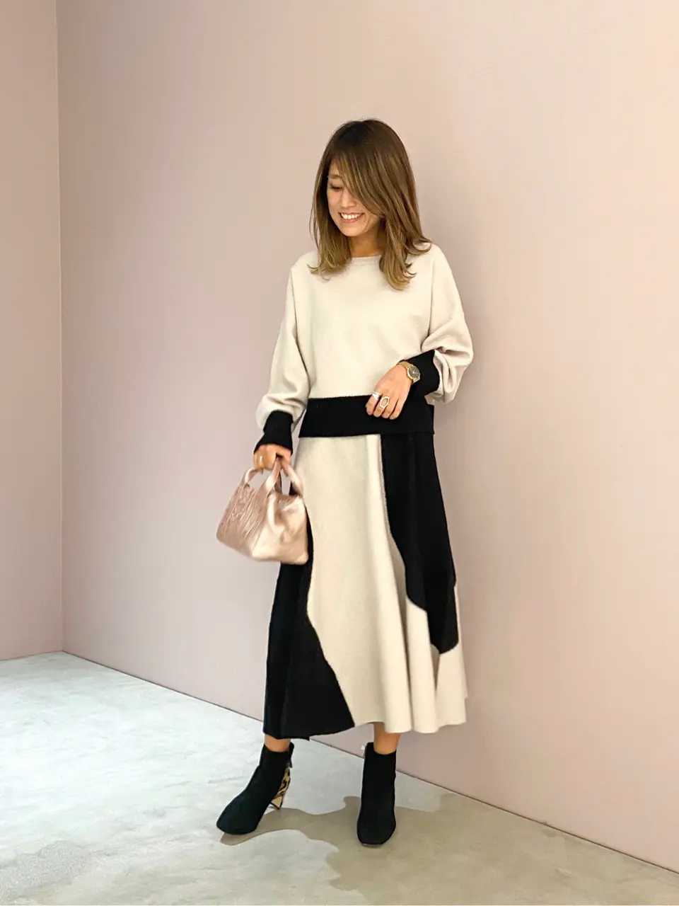 ORIGINATED IN GRACE CONTINENTAL yukimi yonee コーディネート画像