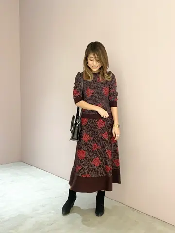 ORIGINATED IN GRACE CONTINENTAL yukimi yonee コーディネート画像