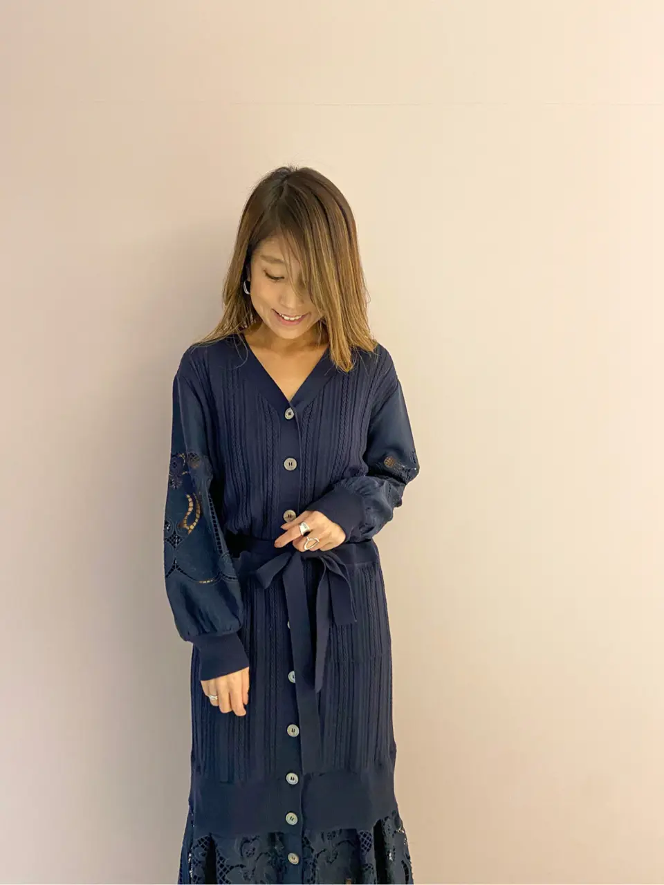 ORIGINATED IN GRACE CONTINENTAL yukimi yonee コーディネート画像