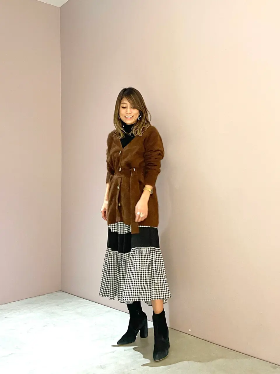 ORIGINATED IN GRACE CONTINENTAL yukimi yonee コーディネート画像