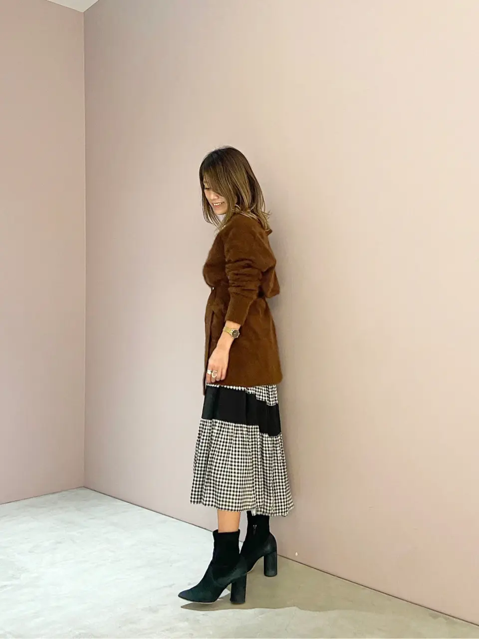 ORIGINATED IN GRACE CONTINENTAL yukimi yonee コーディネート画像