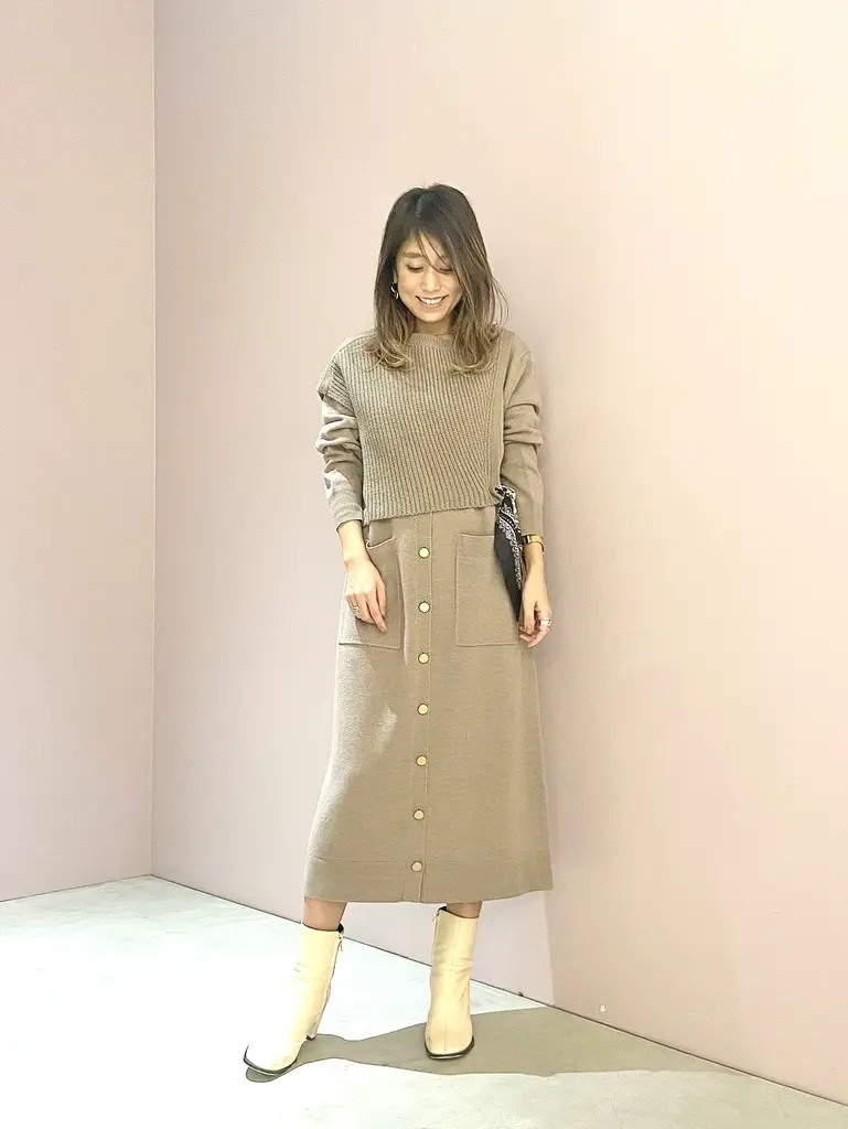 ORIGINATED IN GRACE CONTINENTAL yukimi yonee コーディネート画像