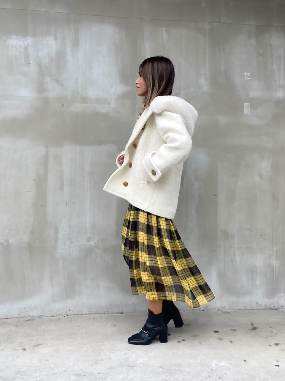 ORIGINATED IN GRACE CONTINENTAL yukimi yonee コーディネート画像