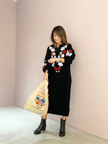 ORIGINATED IN GRACE CONTINENTAL yukimi yonee コーディネート画像