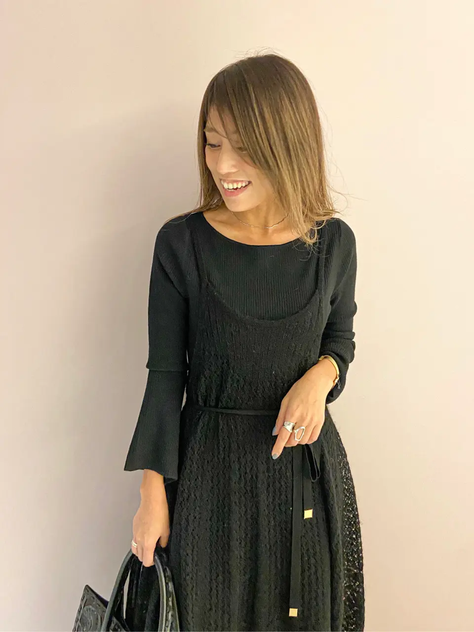 ORIGINATED IN GRACE CONTINENTAL yukimi yonee コーディネート画像