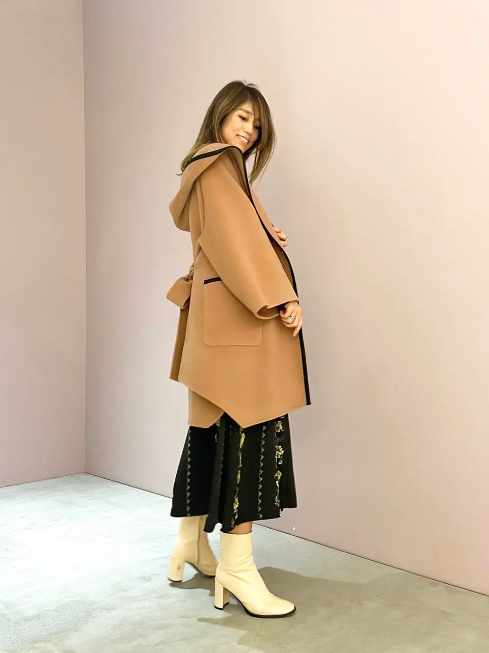 ORIGINATED IN GRACE CONTINENTAL yukimi yonee コーディネート画像