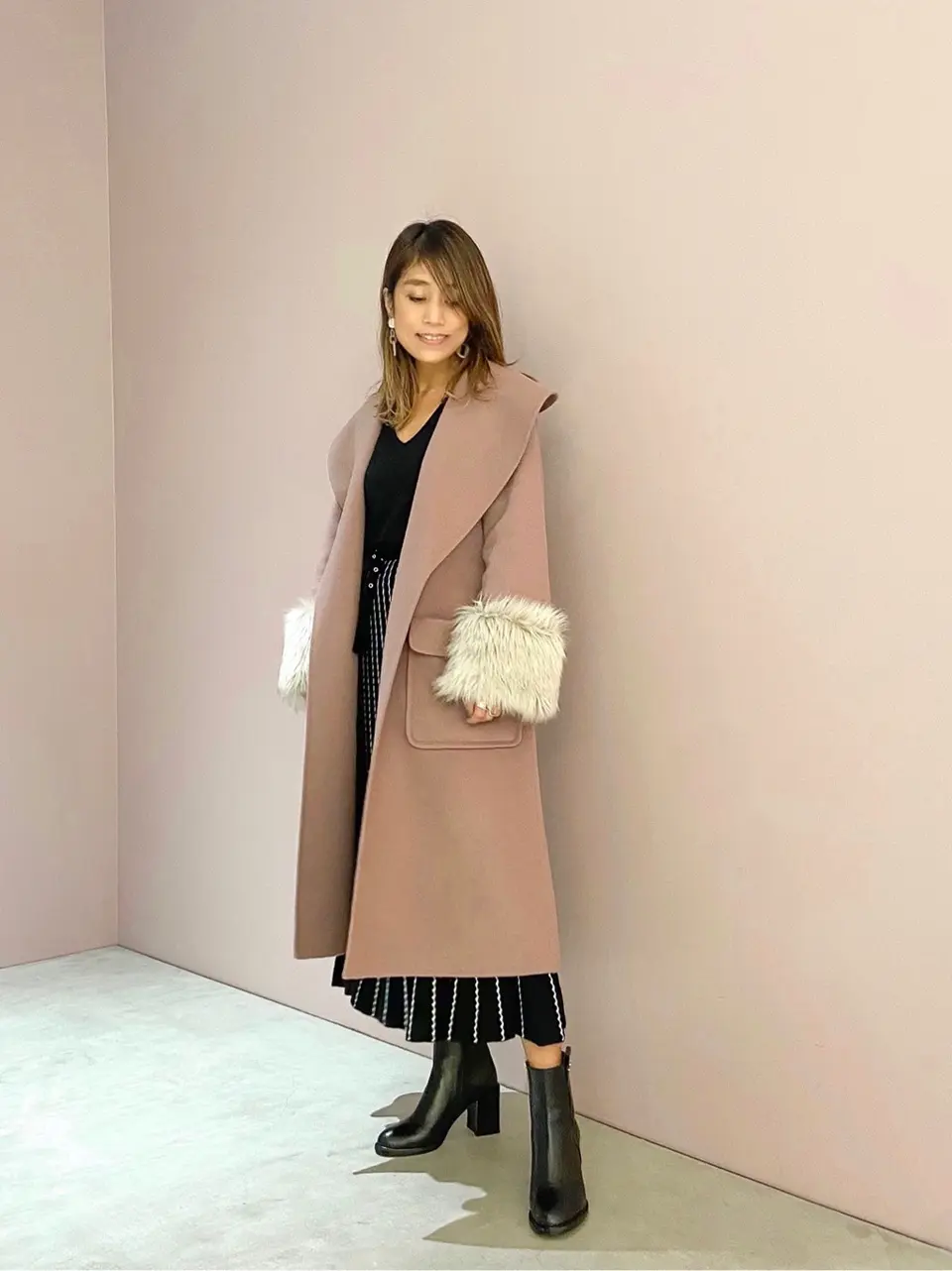 ORIGINATED IN GRACE CONTINENTAL yukimi yonee コーディネート画像