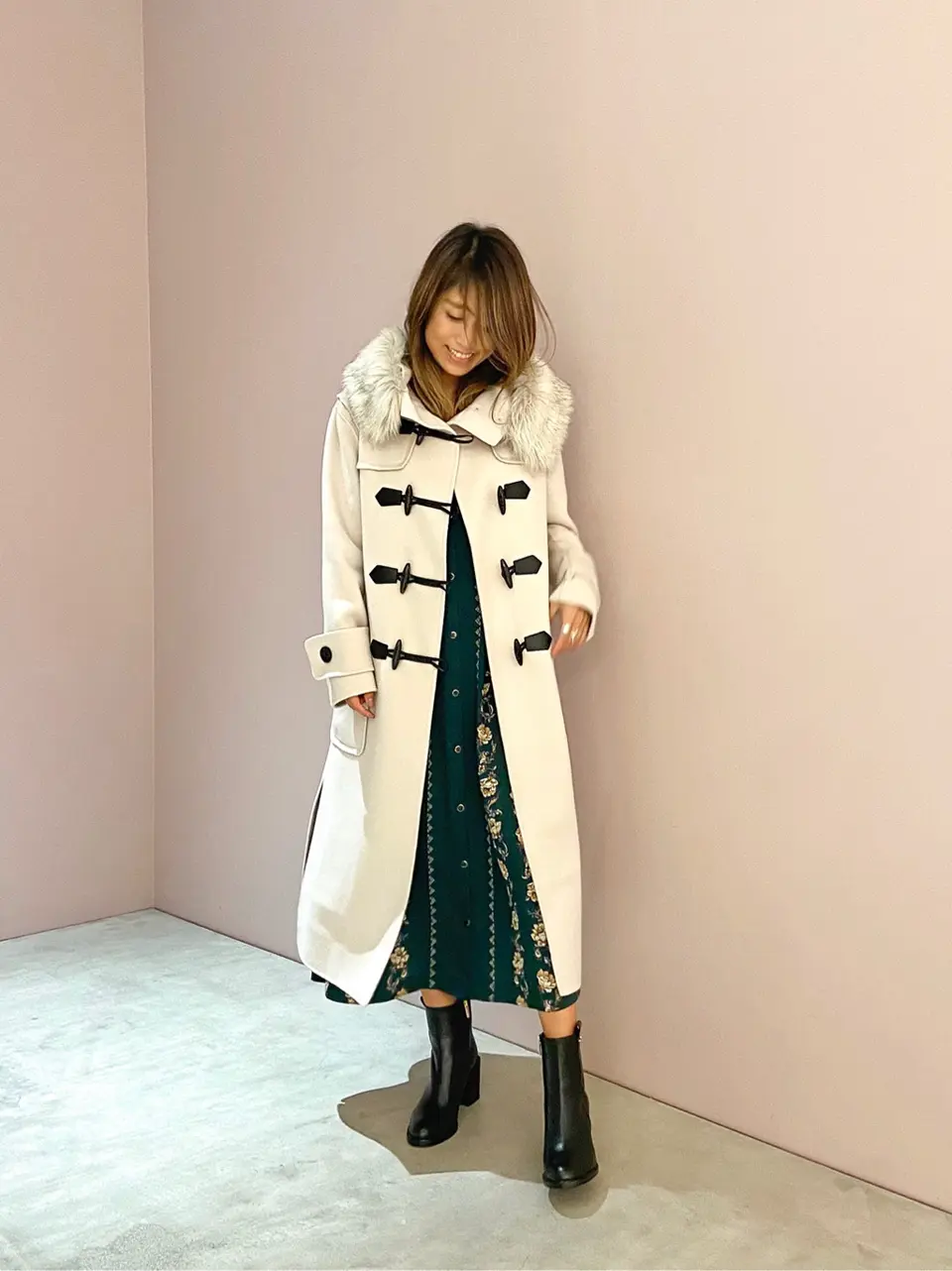 ORIGINATED IN GRACE CONTINENTAL yukimi yonee コーディネート画像