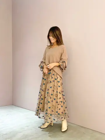 ORIGINATED IN GRACE CONTINENTAL yukimi yonee コーディネート画像