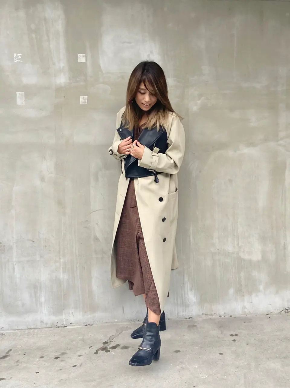 ORIGINATED IN GRACE CONTINENTAL yukimi yonee コーディネート画像