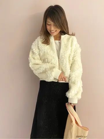 ORIGINATED IN GRACE CONTINENTAL yukimi yonee コーディネート画像