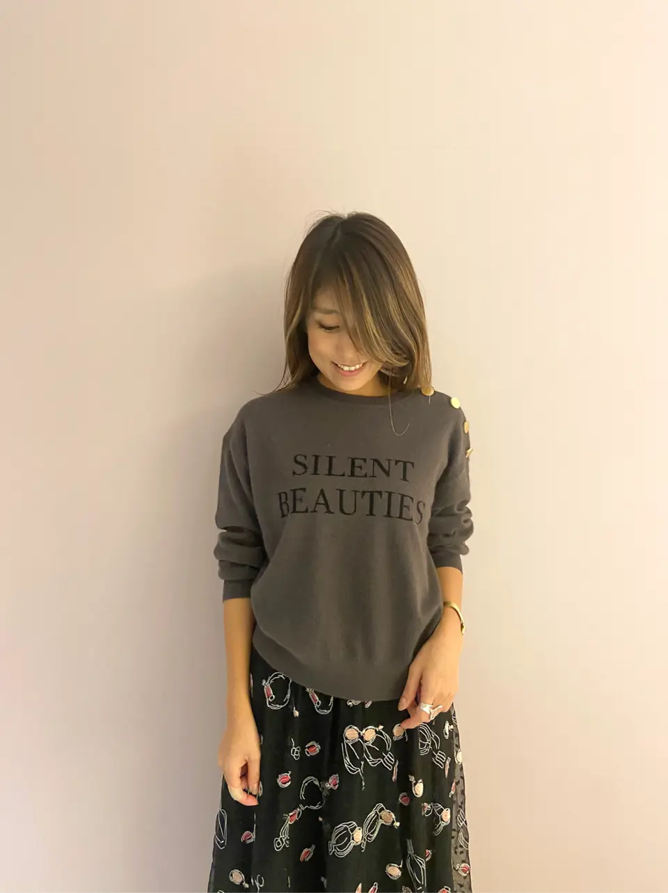 ORIGINATED IN GRACE CONTINENTAL yukimi yonee コーディネート画像