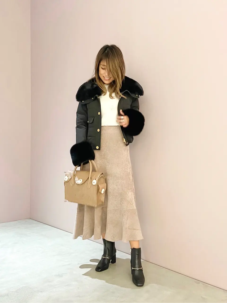 ORIGINATED IN GRACE CONTINENTAL yukimi yonee コーディネート画像