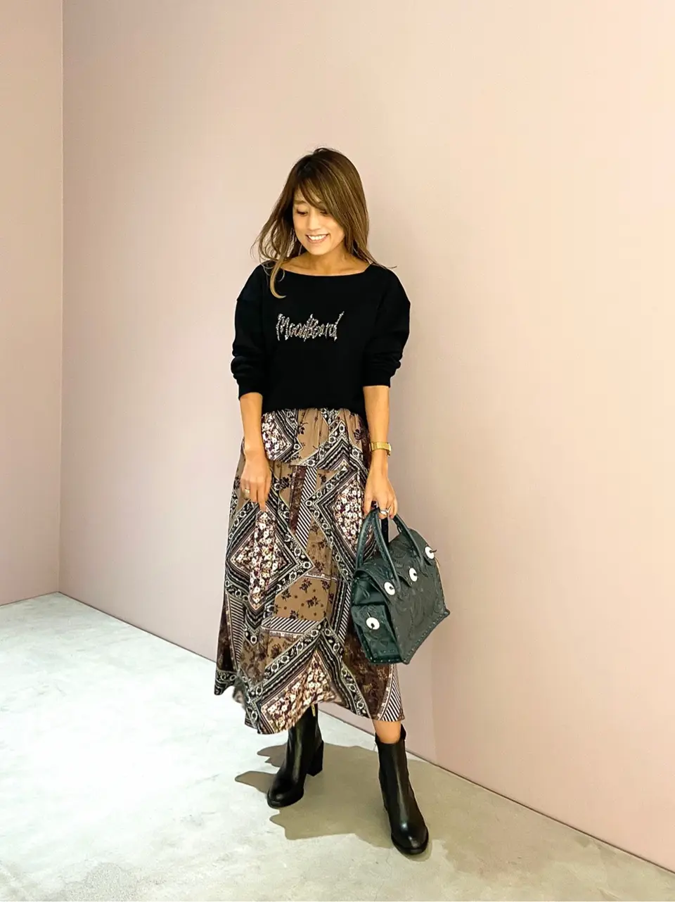 ORIGINATED IN GRACE CONTINENTAL yukimi yonee コーディネート画像