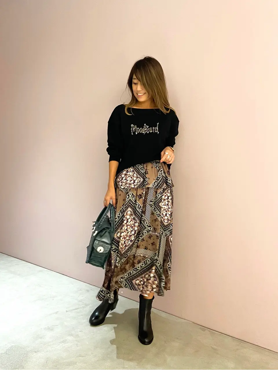 ORIGINATED IN GRACE CONTINENTAL yukimi yonee コーディネート画像