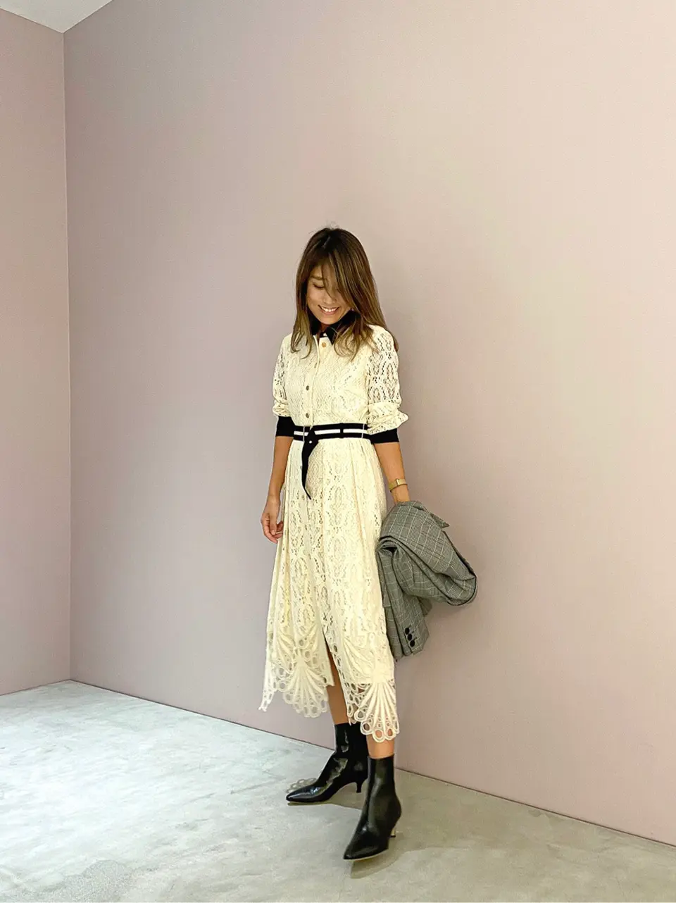 ORIGINATED IN GRACE CONTINENTAL yukimi yonee コーディネート画像