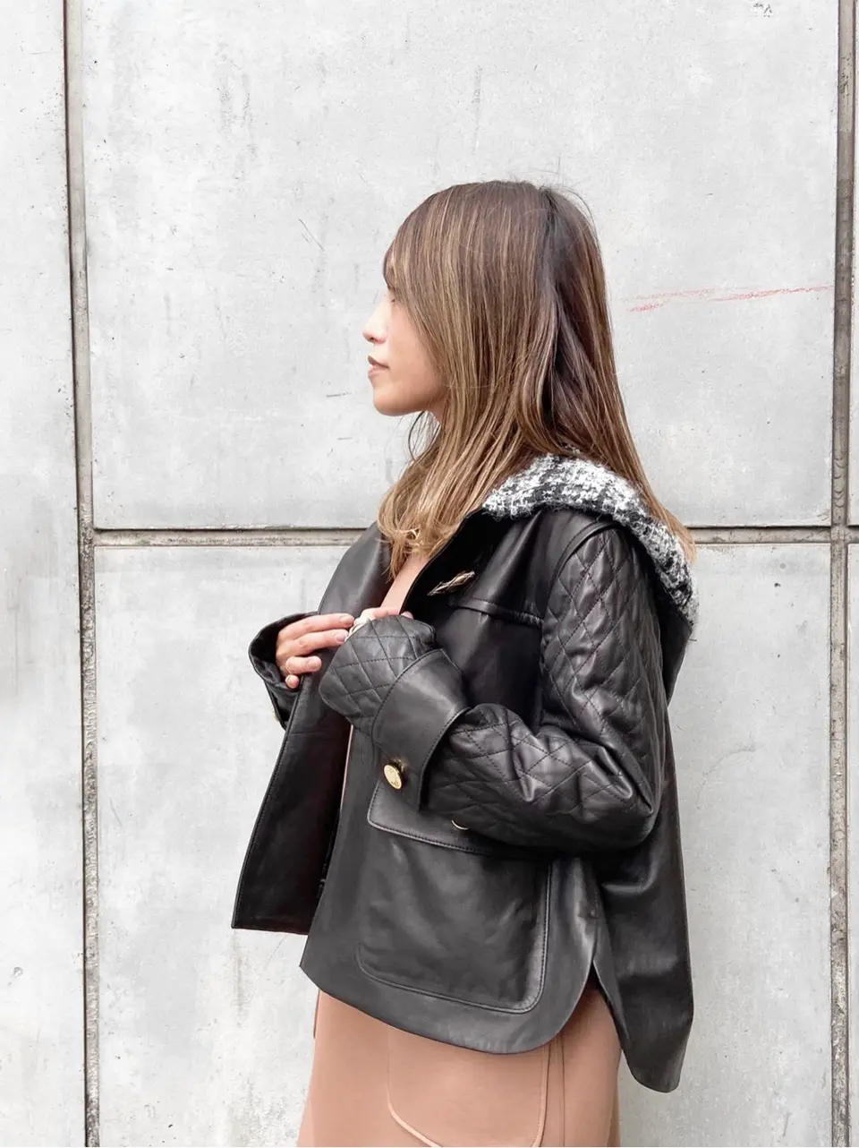 ORIGINATED IN GRACE CONTINENTAL yukimi yonee コーディネート画像