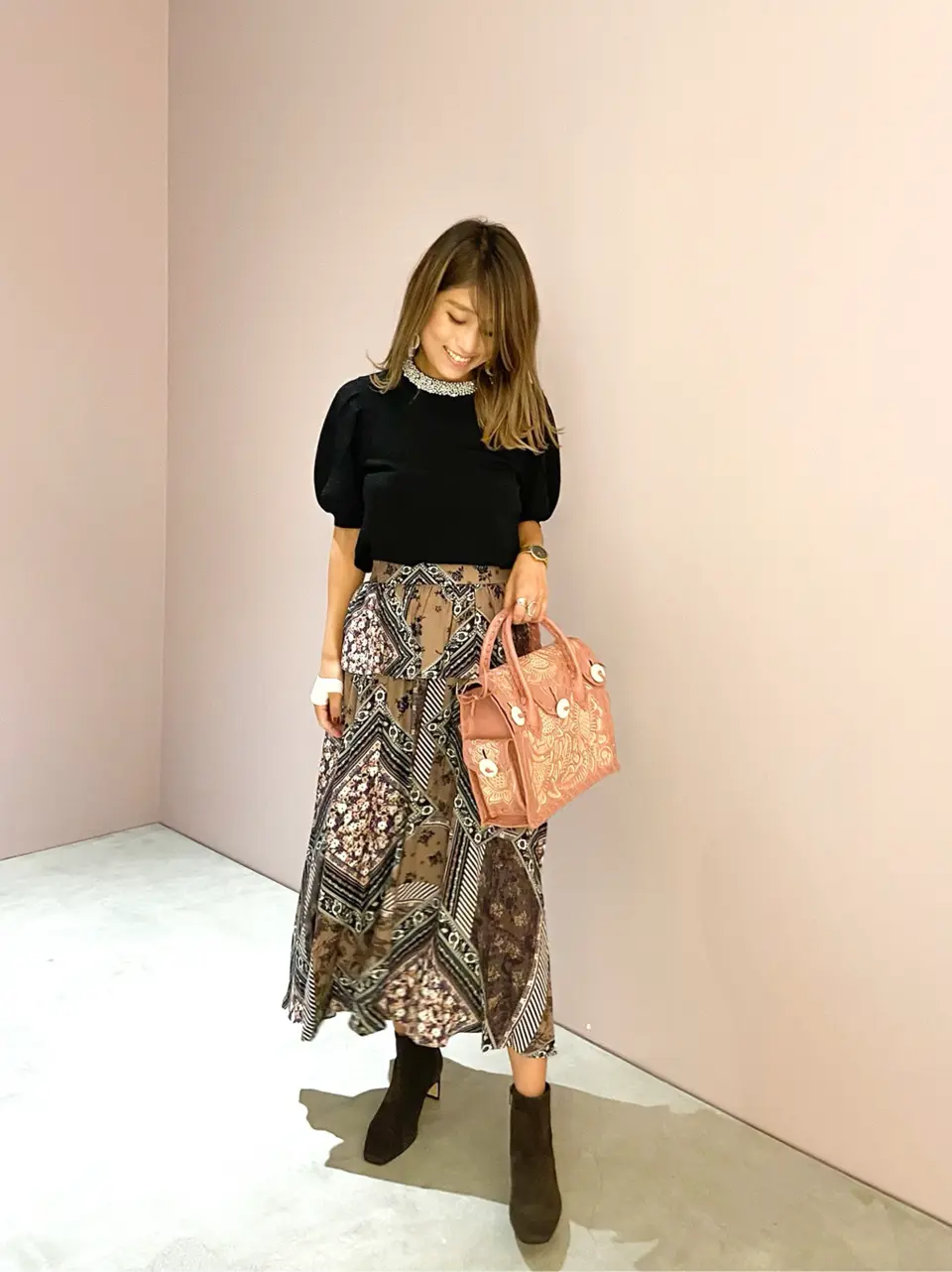 ORIGINATED IN GRACE CONTINENTAL yukimi yonee コーディネート画像