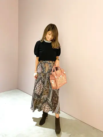 ORIGINATED IN GRACE CONTINENTAL yukimi yonee コーディネート画像