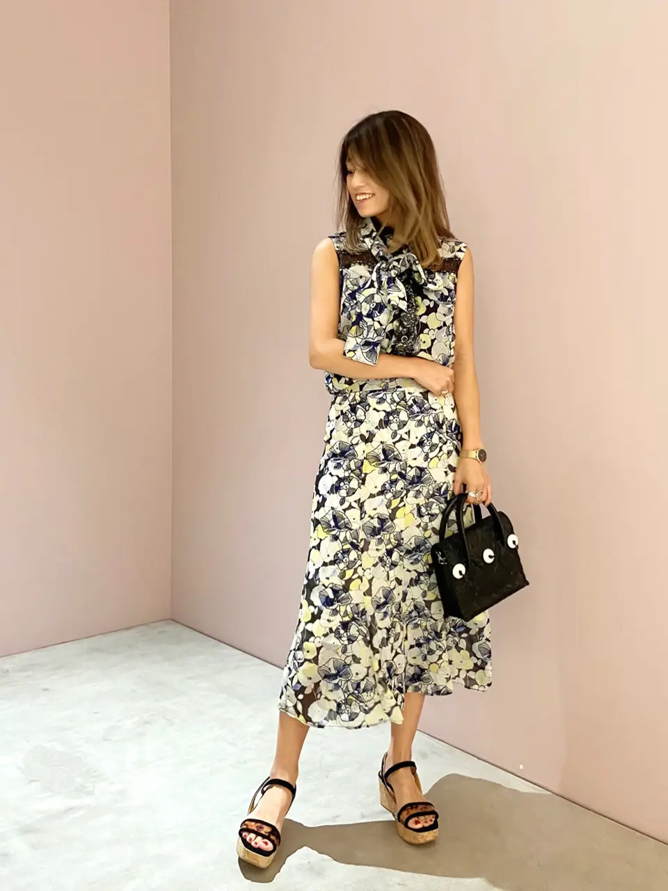 ORIGINATED IN GRACE CONTINENTAL yukimi yonee コーディネート画像