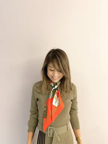 ORIGINATED IN GRACE CONTINENTAL yukimi yonee コーディネート画像