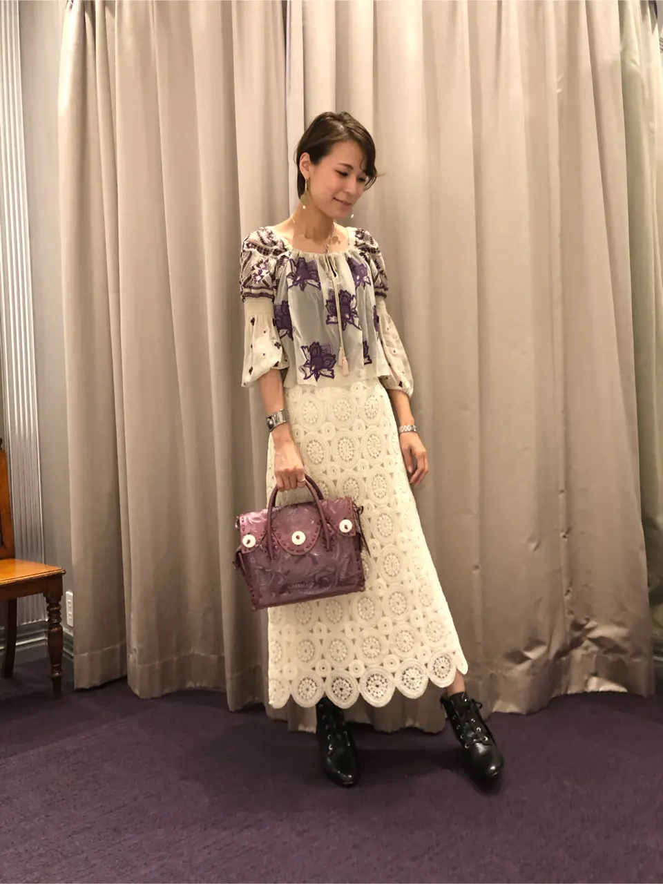 ORIGINATED IN GRACE CONTINENTAL 亀田 未希 コーディネート画像