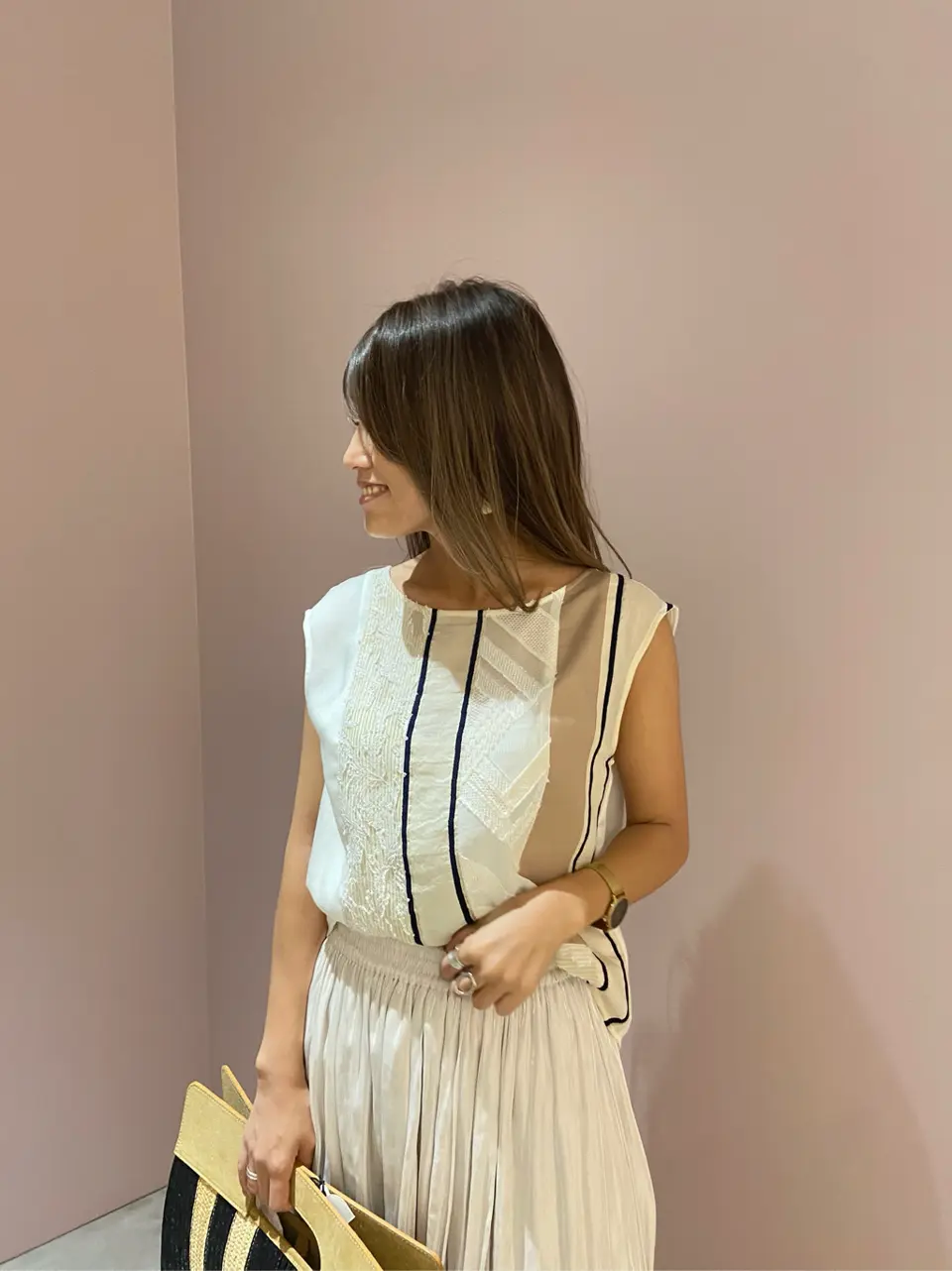 ORIGINATED IN GRACE CONTINENTAL yukimi yonee コーディネート画像