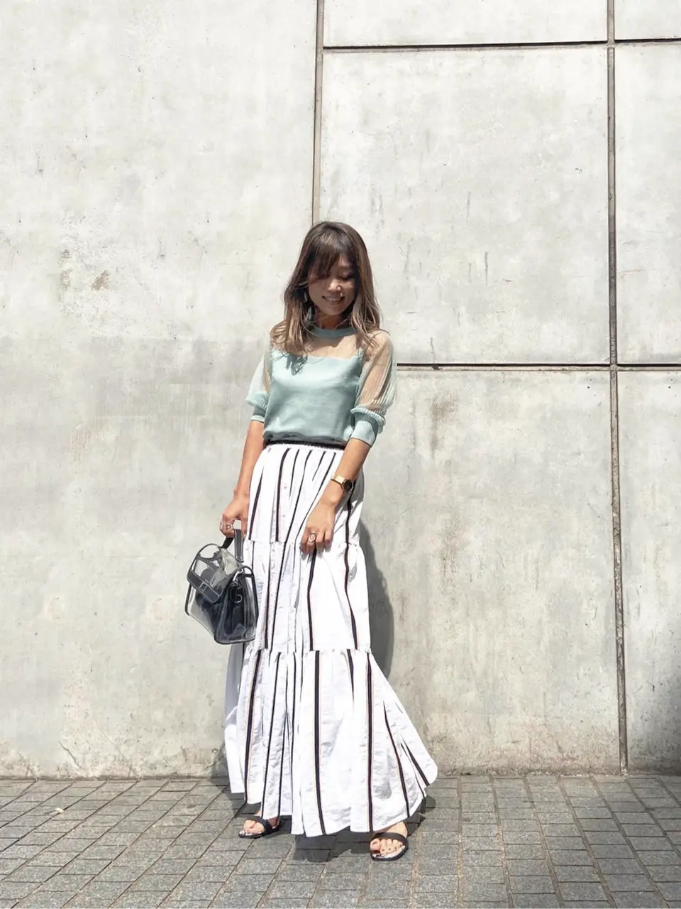 ORIGINATED IN GRACE CONTINENTAL yukimi yonee コーディネート画像