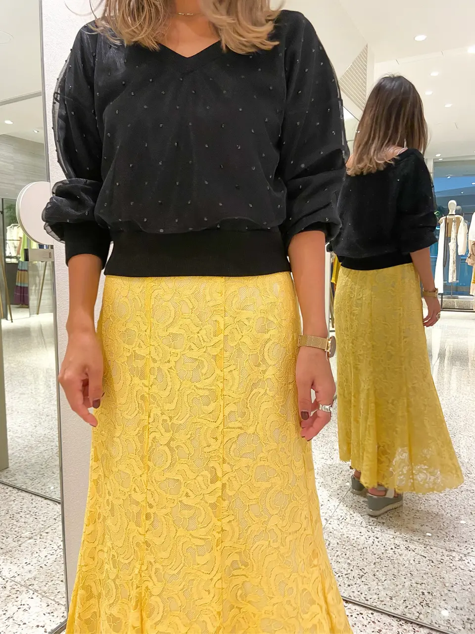 ORIGINATED IN GRACE CONTINENTAL yukimi yonee コーディネート画像