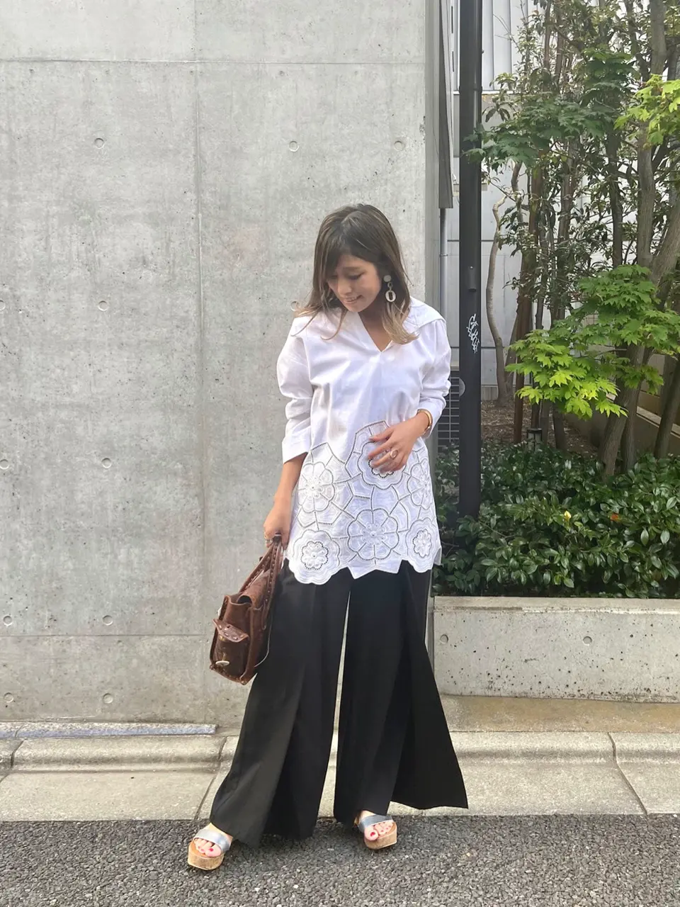 ORIGINATED IN GRACE CONTINENTAL yukimi yonee コーディネート画像