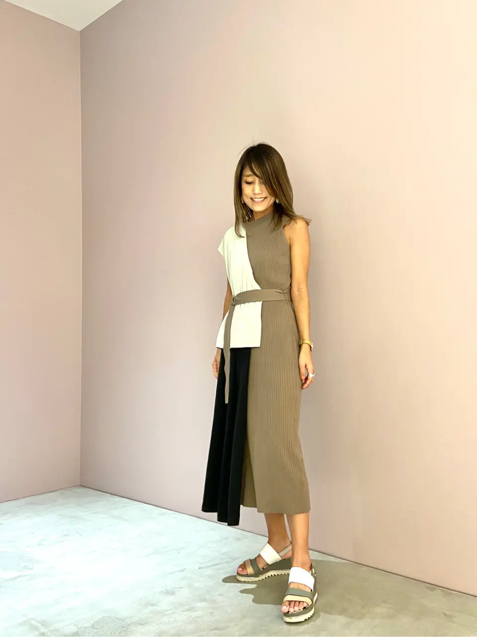 ORIGINATED IN GRACE CONTINENTAL yukimi yonee コーディネート画像