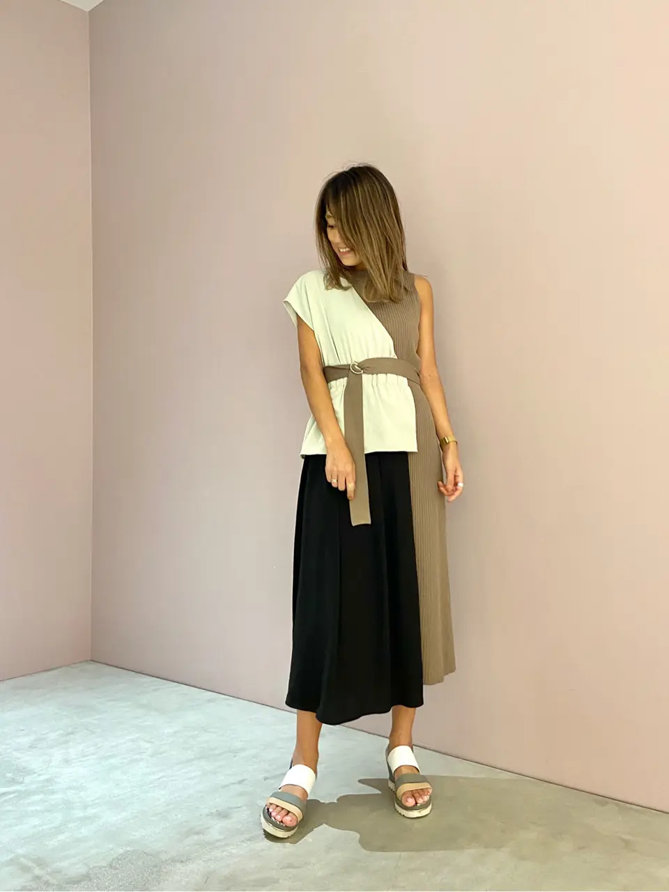 ORIGINATED IN GRACE CONTINENTAL yukimi yonee コーディネート画像