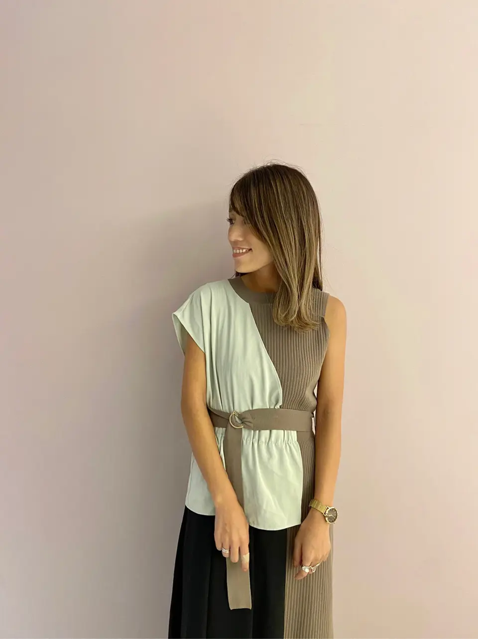 ORIGINATED IN GRACE CONTINENTAL yukimi yonee コーディネート画像