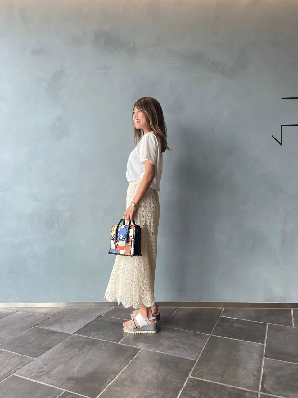 ORIGINATED IN GRACE CONTINENTAL yukimi yonee コーディネート画像