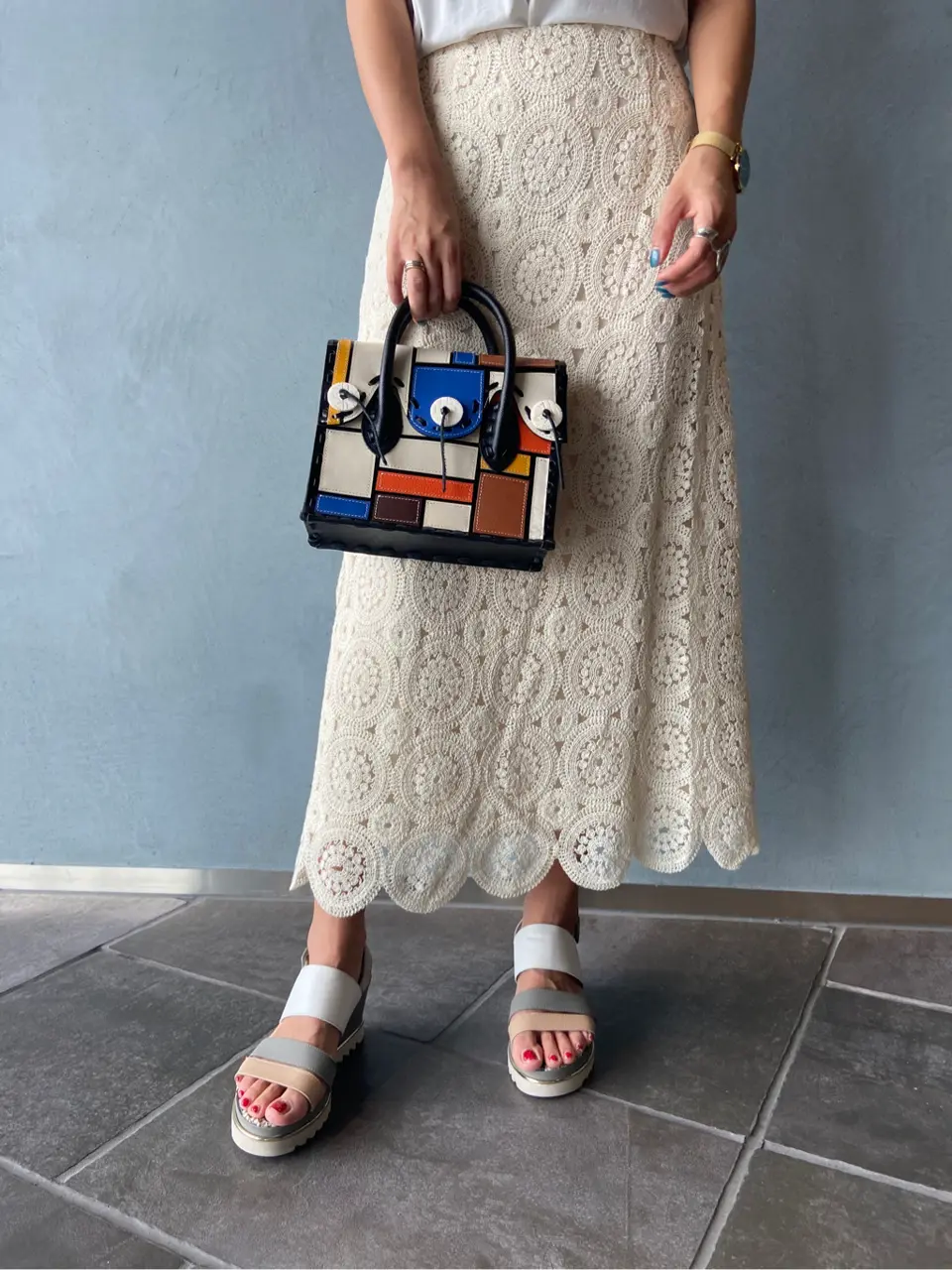 ORIGINATED IN GRACE CONTINENTAL yukimi yonee コーディネート画像