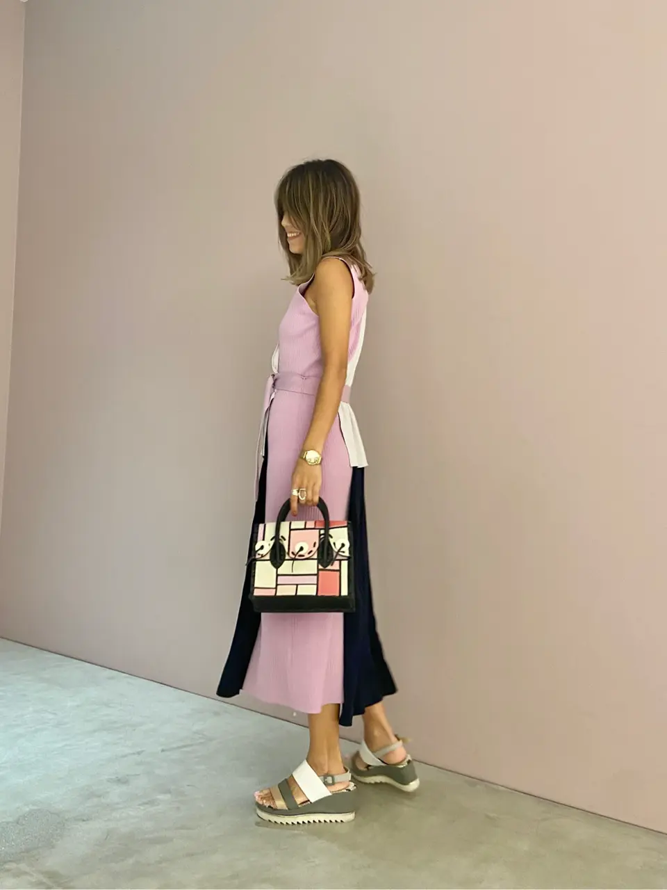 ORIGINATED IN GRACE CONTINENTAL yukimi yonee コーディネート画像