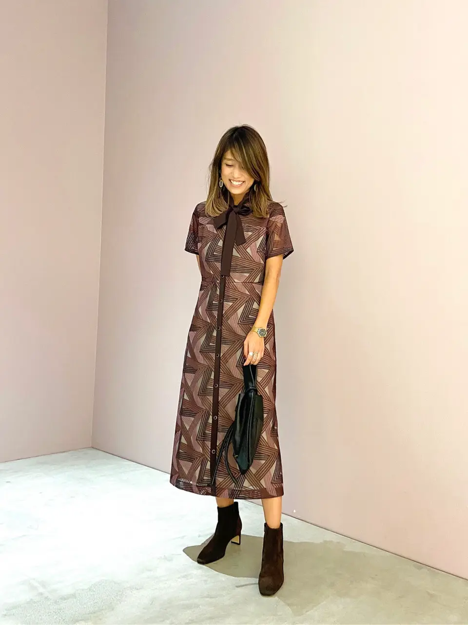 ORIGINATED IN GRACE CONTINENTAL yukimi yonee コーディネート画像