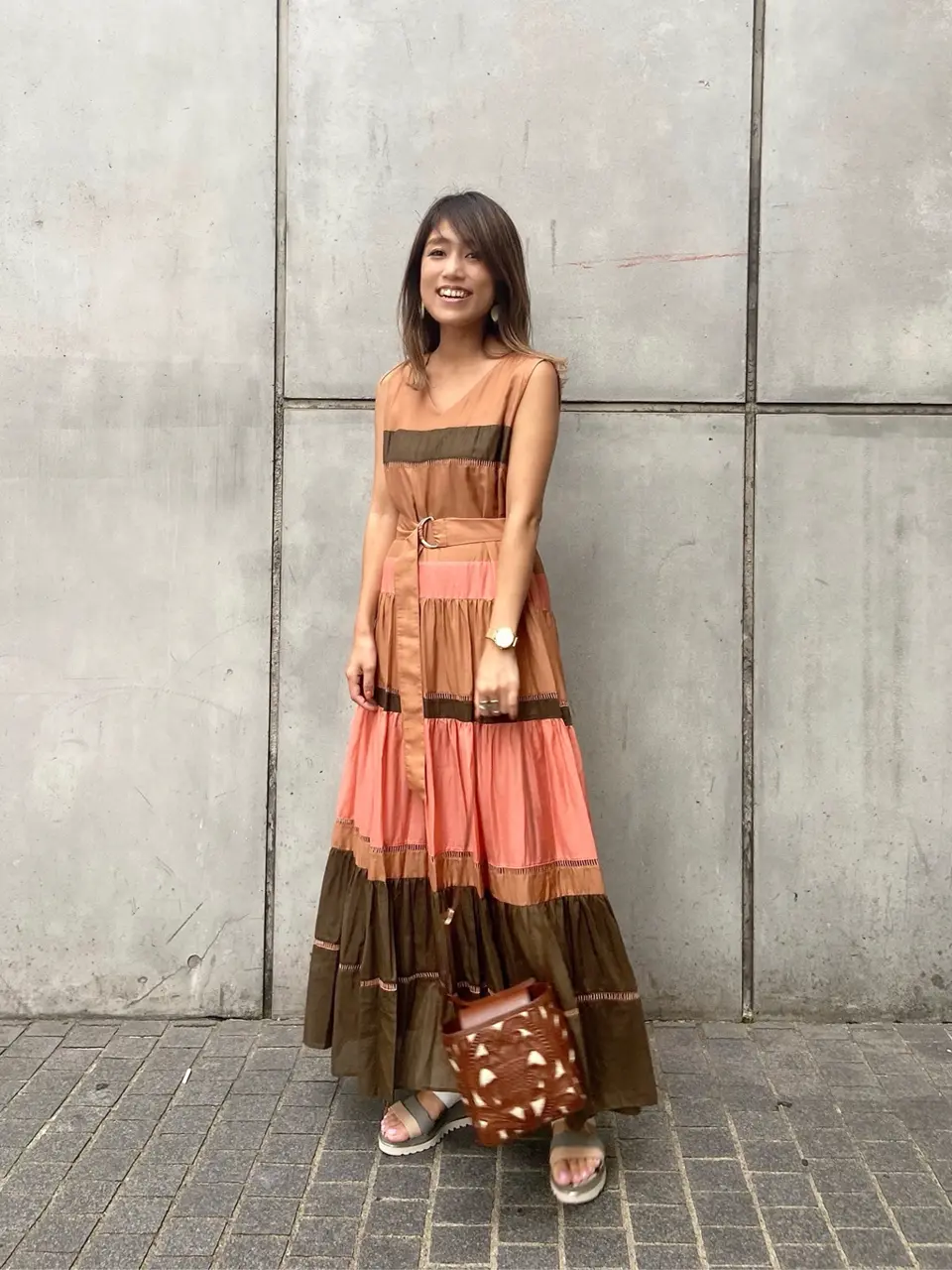 ORIGINATED IN GRACE CONTINENTAL yukimi yonee コーディネート画像