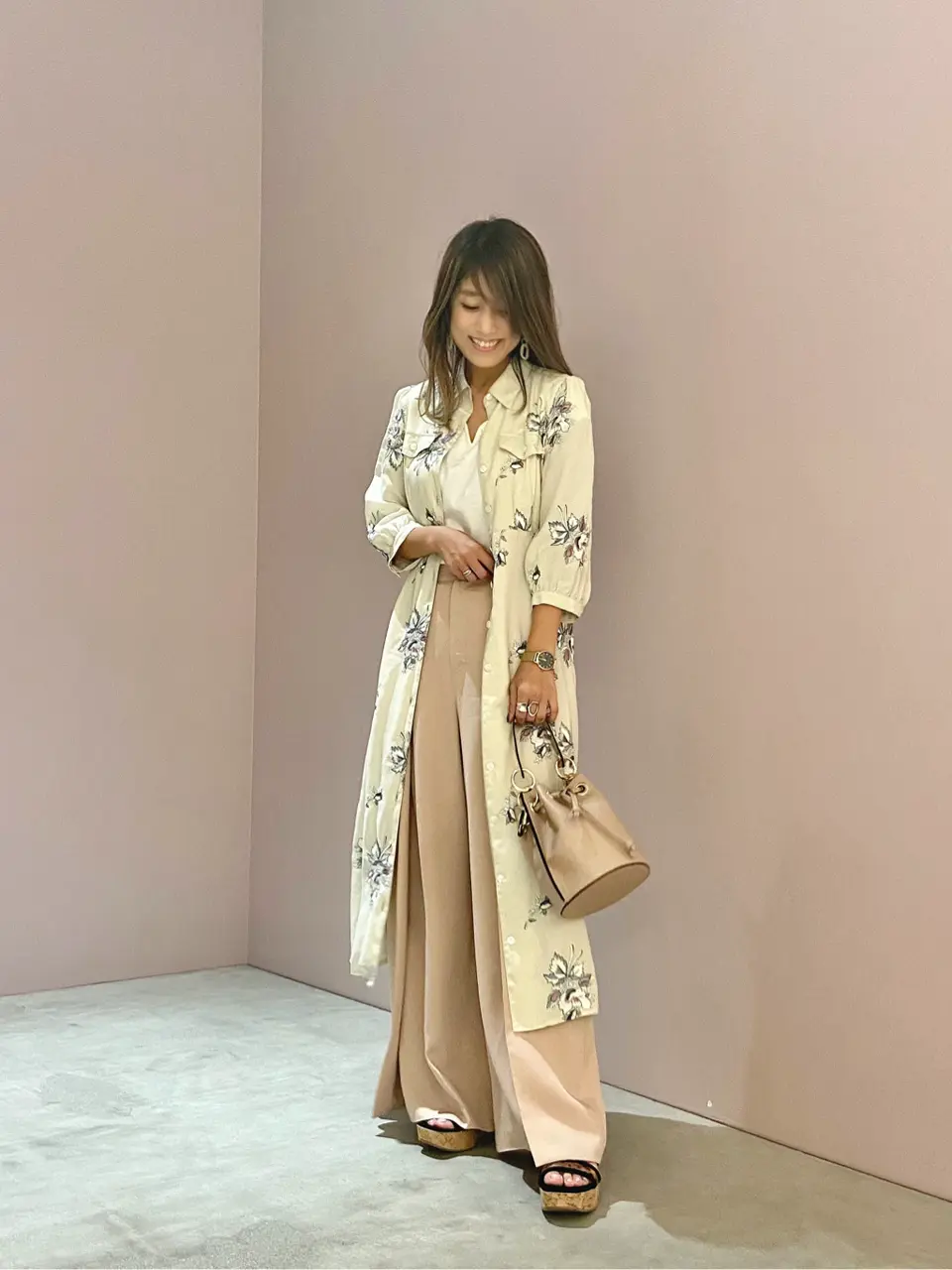 ORIGINATED IN GRACE CONTINENTAL yukimi yonee コーディネート画像