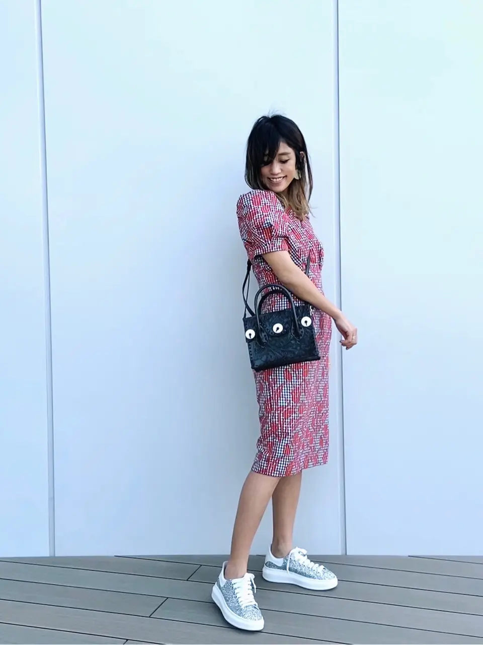 ORIGINATED IN GRACE CONTINENTAL yukimi yonee コーディネート画像