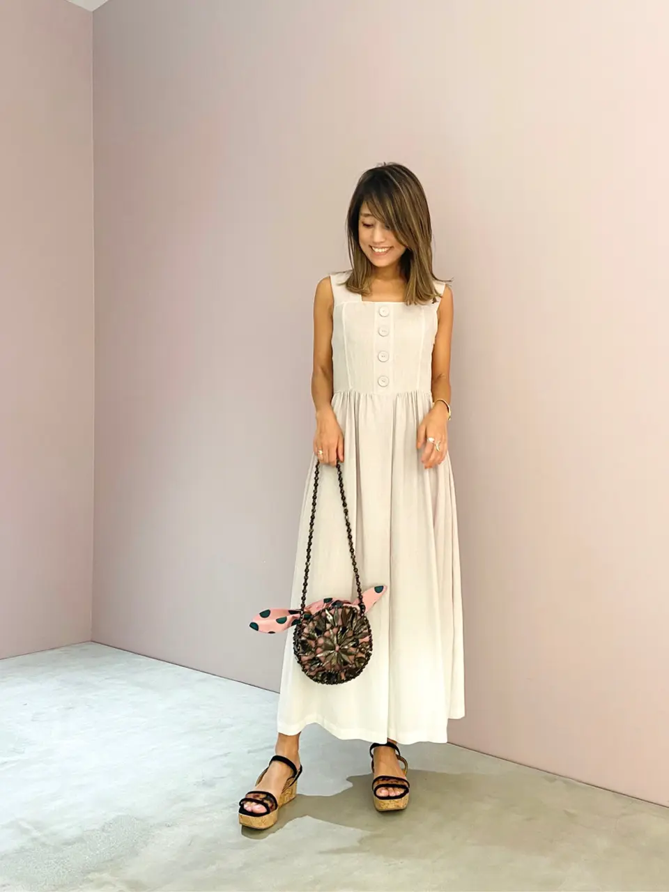 ORIGINATED IN GRACE CONTINENTAL yukimi yonee コーディネート画像